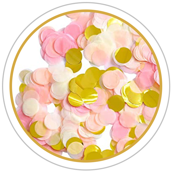 Cañones de confeti 80 CM Mariposas blancas - Sparklers Club