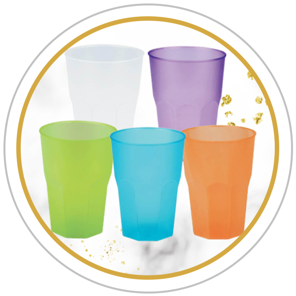 Bicchieri di plastica infrangibili - Sparklers Club