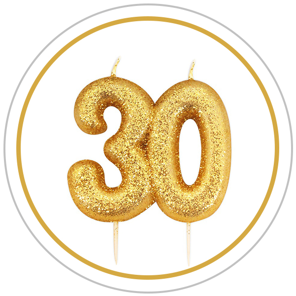 Verjaardag 30 jaar