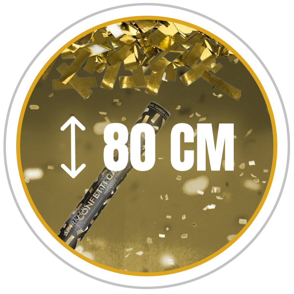 Canons à confettis 60cm - Sparklers Club