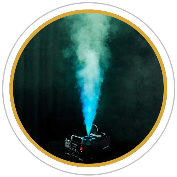 Machine à fumée DJ Scène Fogger RGB Mariage Machine à fumée au sol Effets  scéniques LED