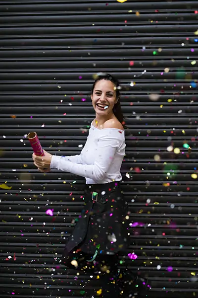 Canons à confettis manuels