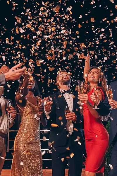 Canons à confettis électriques