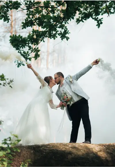 Fumigènes pour mariage