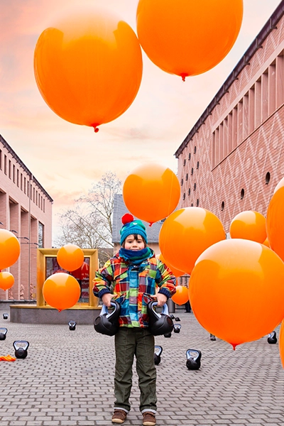 Ballons oranges