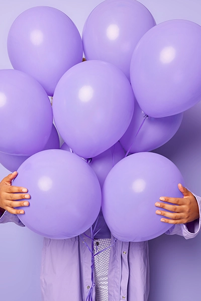 Ballons violets