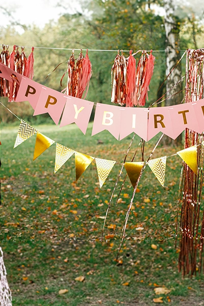 Guirlandes anniversaire