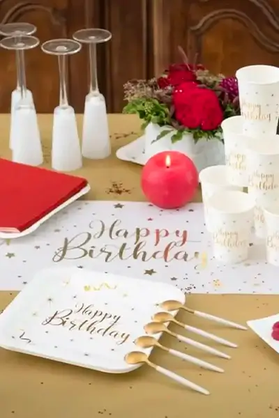 Assiettes anniversaire