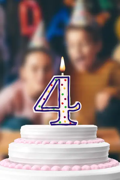 Anniversaire 4 ans