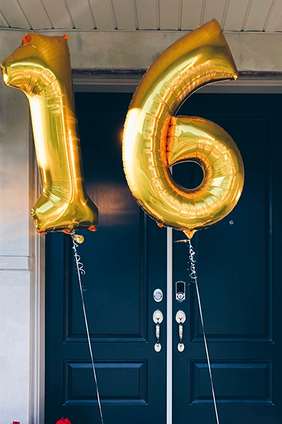Déco anniversaire 16 ans