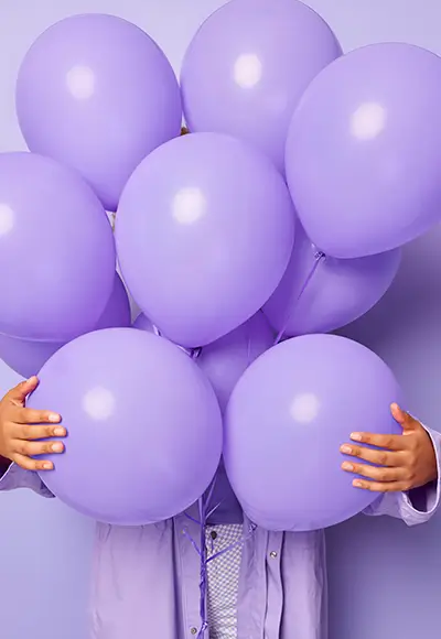 Ballons violets