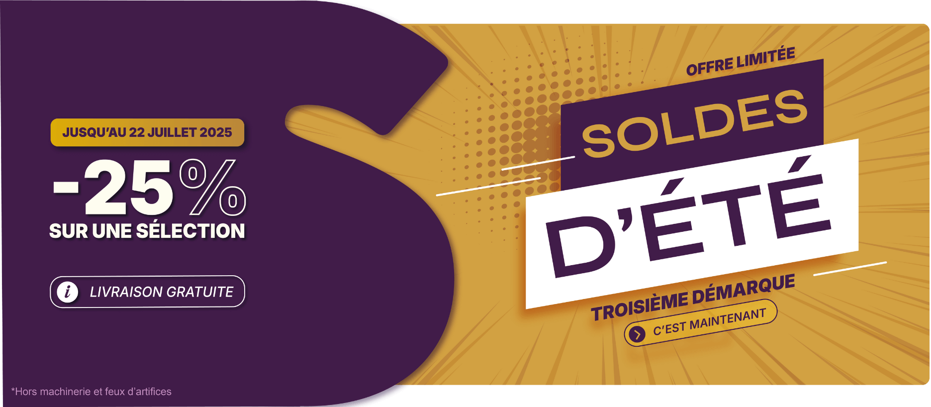 SOLDES ÉTÉ - 3E DEMARQUE 