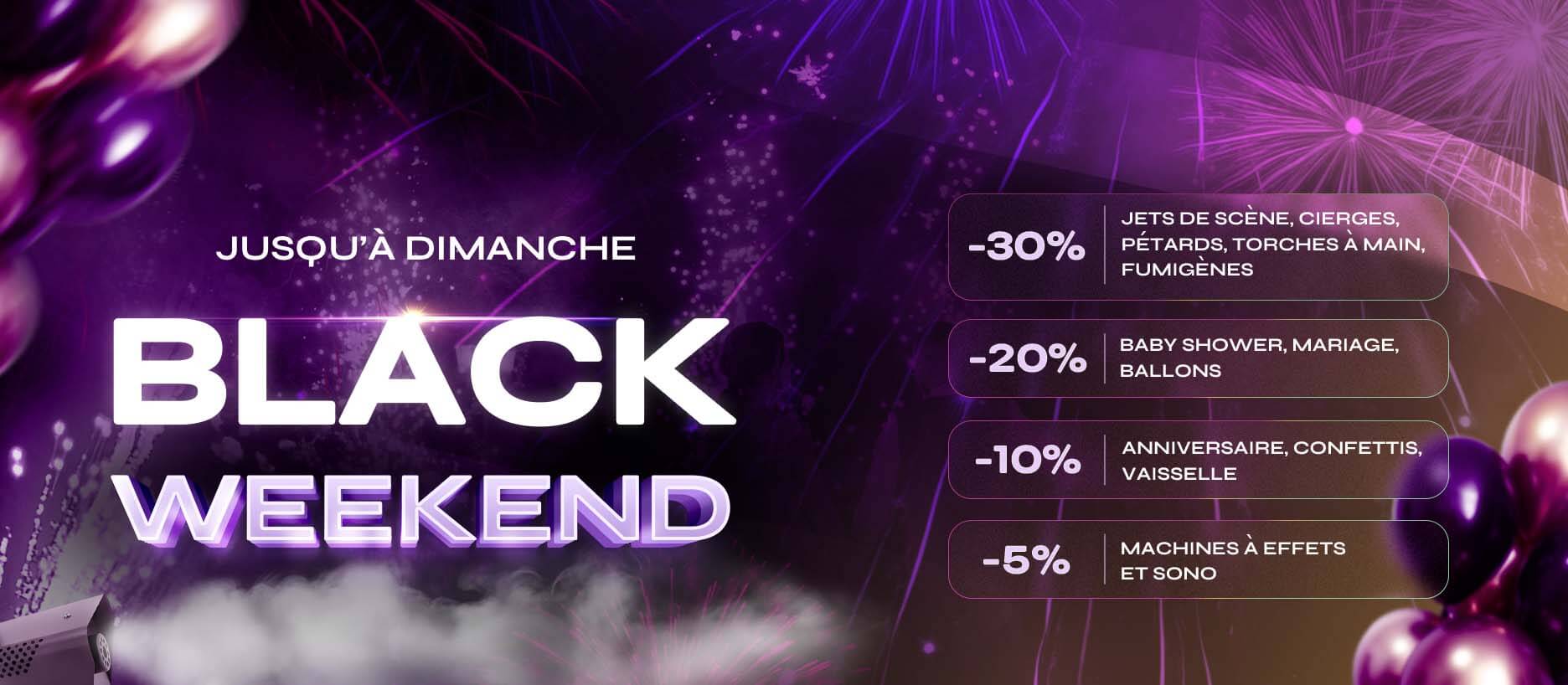 SLIDER BLACK WEEKEND