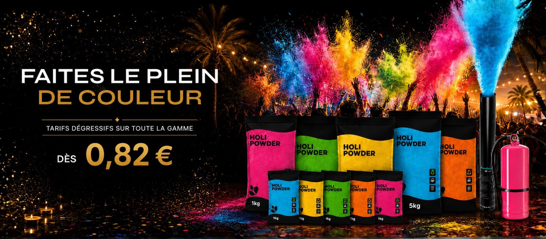 Poudre holi 