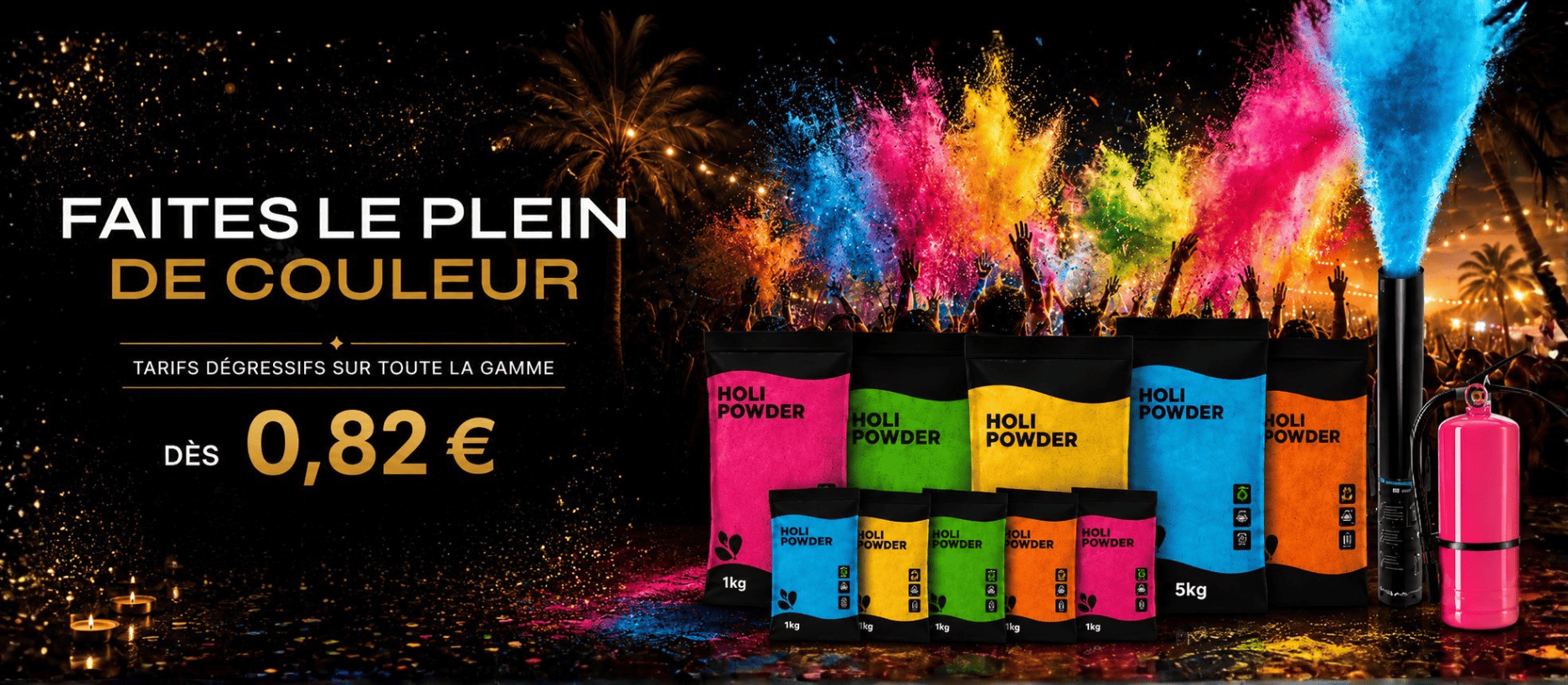 Poudre holi 