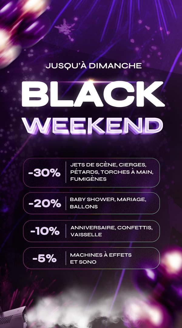 SLIDER BLACK WEEKEND