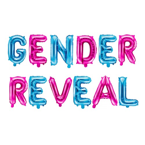Gemengde Gender Reveal Ballonnen 35cm