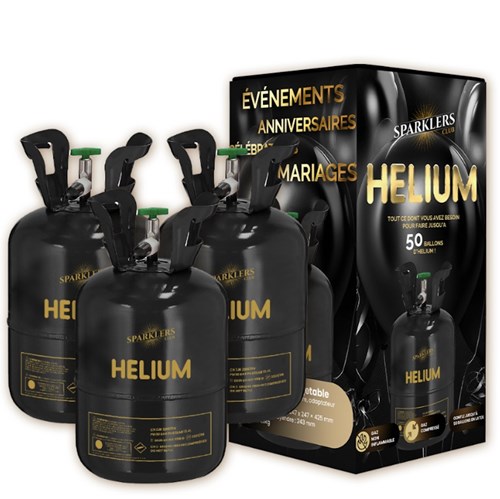 LOT VON 3 Heliumflaschen BALLONS EN FETE (0,40m3)