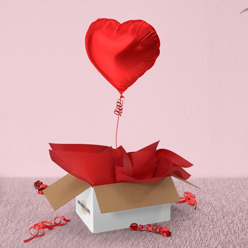 BOX SURPRISE 1 BALLON COEUR : Packs de décorations Saint-Valentin -  Sparklers Club