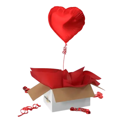 SURPRISE BOX 1 HEART BALLOON