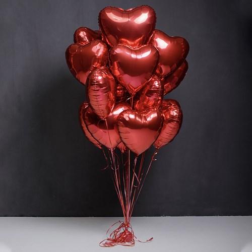 Ballon Coeur Rouge 61 cm - Au Coeur du Jeu