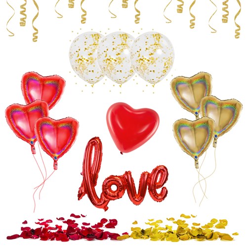 VALENTINE'S DAY PACK LOVE RED & GOLD