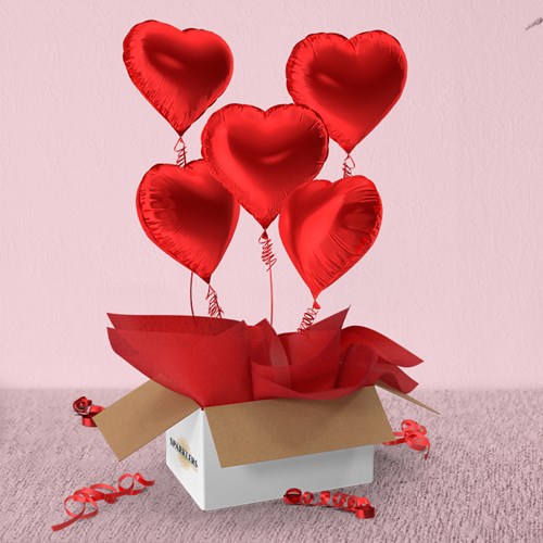 Allestimento tavola san Valentino rosso ti amo - con scatola