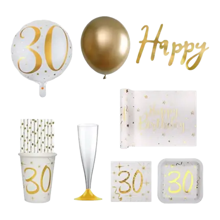 Pack Oro y Blanco 30 años - 20 personas