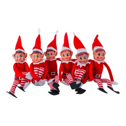 Pack of Christmas Prankster Elves - 3 Boys and 3 Girls