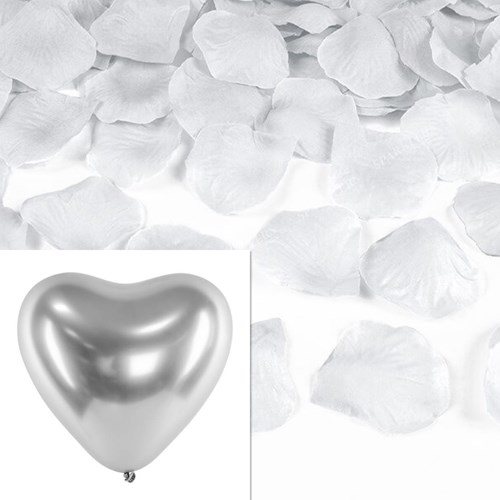SILVER BALL AND PETAL PACK