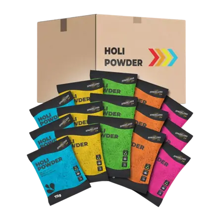 500 sachets of HOLI powder, 75g each 