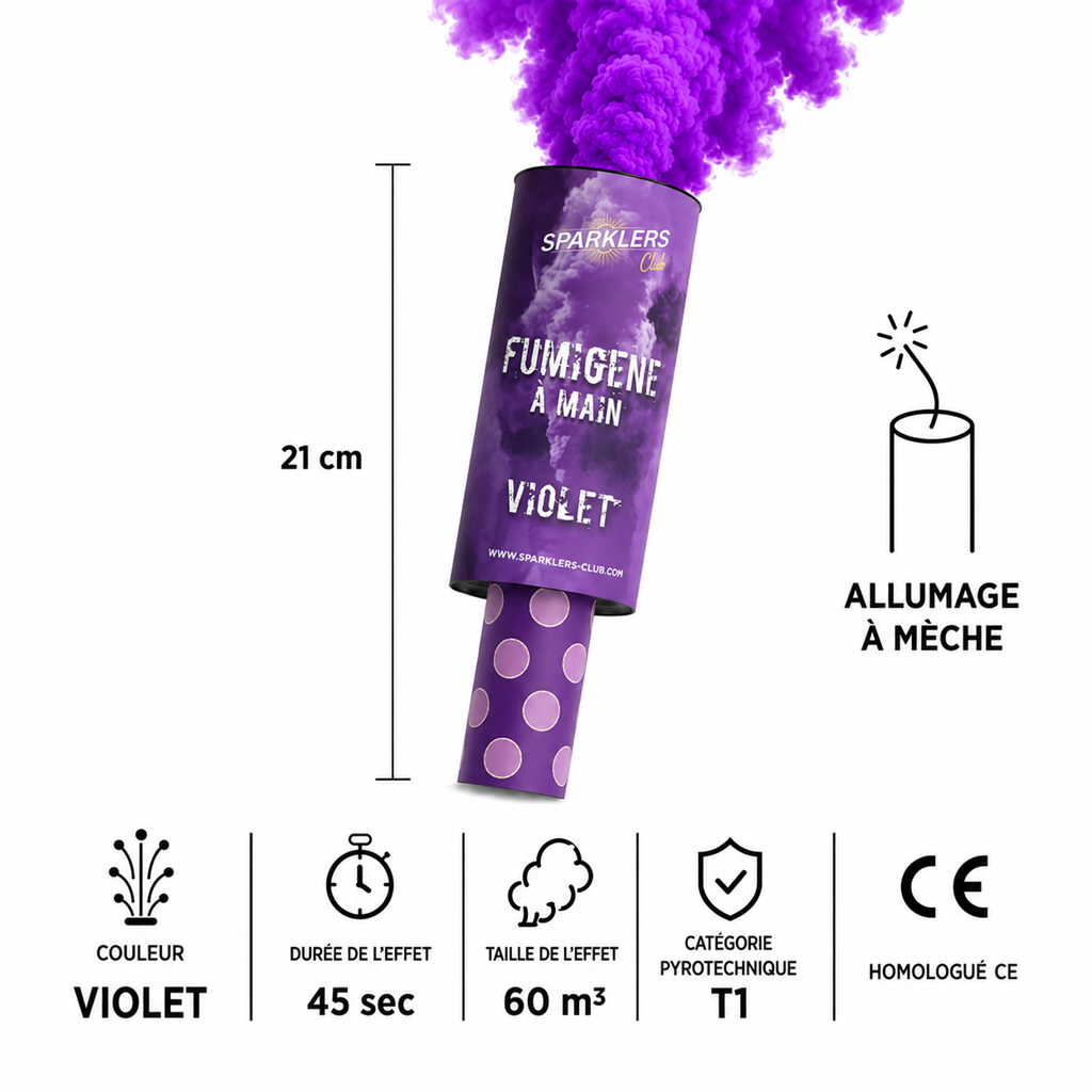 fumigene-violet