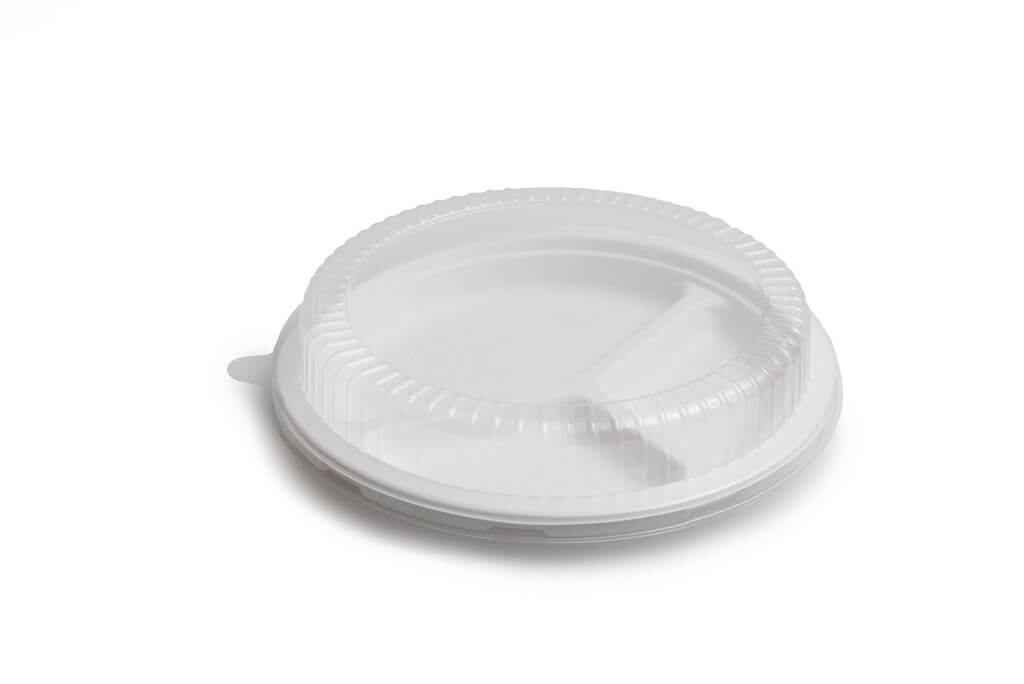 Assiette en plastique 22 cm réutilisable (Pack 100 unités)