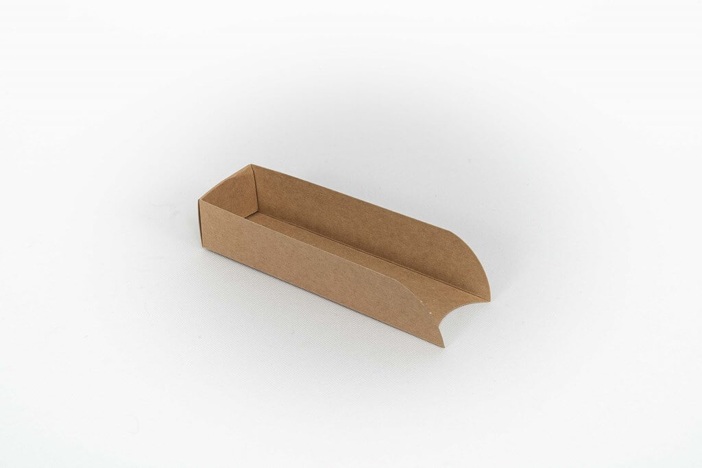 Pelle à Hot-Dog en Carton Kraft - 175x50x34mm - 50 Unités