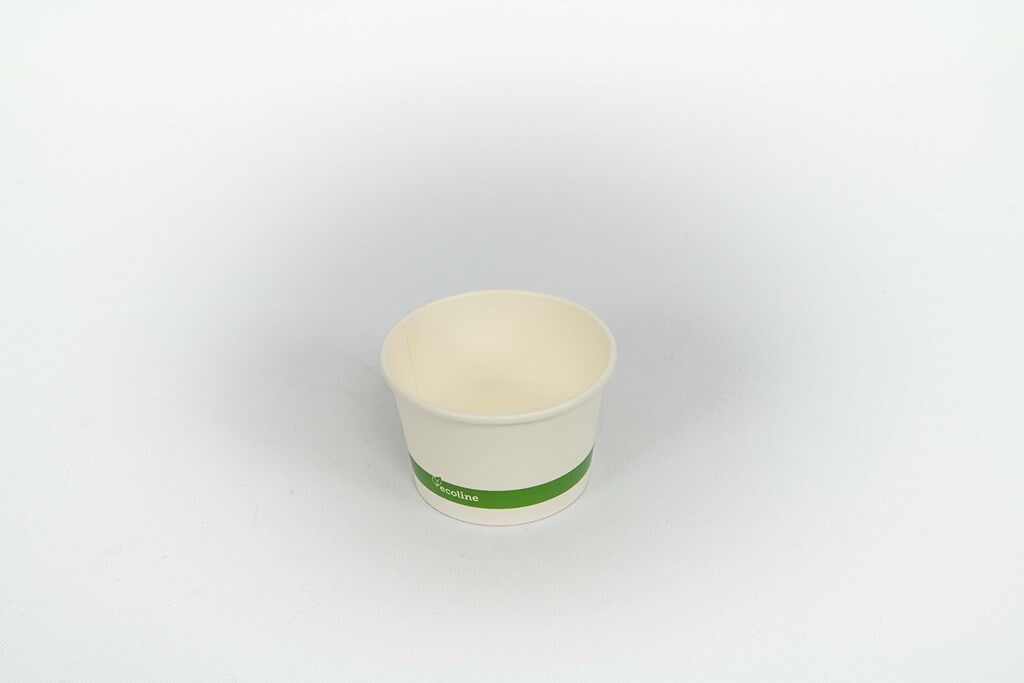 Pot à Glace en Carton Blanc - 24cl (8oz) - 50 Unités