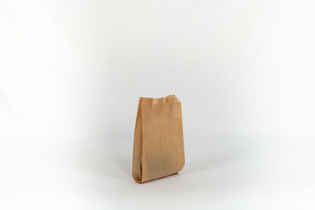 Sac en Papier sans poignée Kraft - 150x280x90mm - 200 Unités