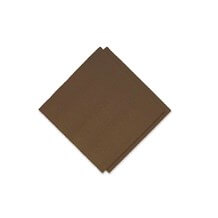 Serviette Point a Point Chocolat - 38x38cm - 40 Unités