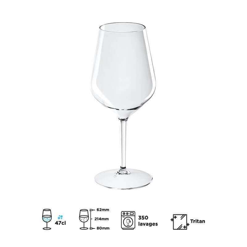 Verre à Vin "Wine Cocktail" en Tritan Transparent 47cl