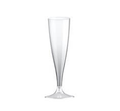 Flute à Champagne en Plastique Transparent 14cl 