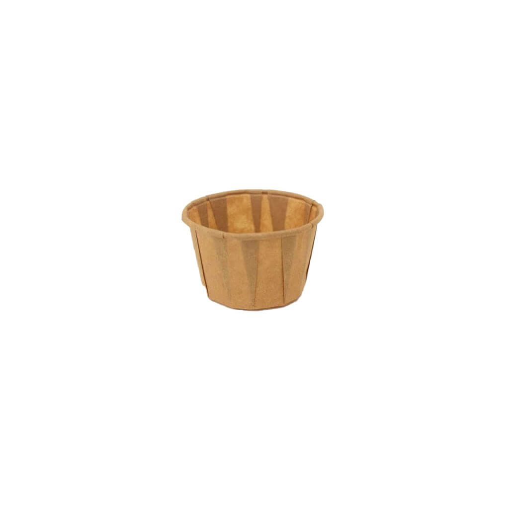 Saucière motif Carton plissé en Kraft - 6cl - 250 Unités