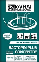 Détergent/Désinfectant Bactopin+ Concentré 250 doses de 20ml