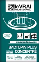 Détergent/Désinfectant Bactopin+ Concentré 250 doses de 20ml