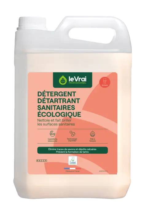 ENZYPIN Détergent Détartrant Sanitaires 5 Litres