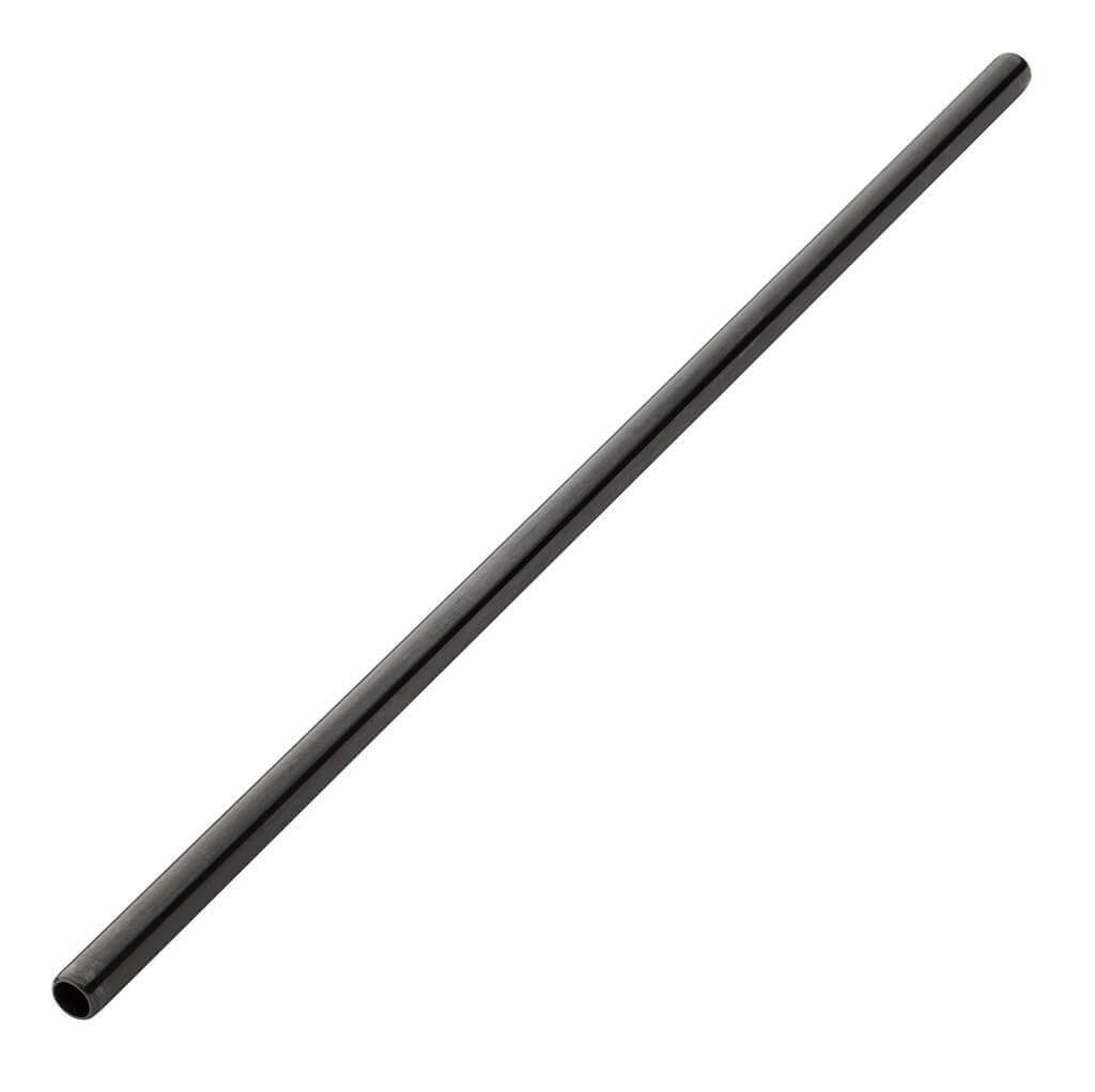 PAILLE EN INOX NOIRE -  14CM /ø6MM - 12 UNITÉS