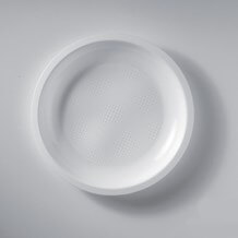 Assiette Plate Blanche - 22.5cm - lot de 25