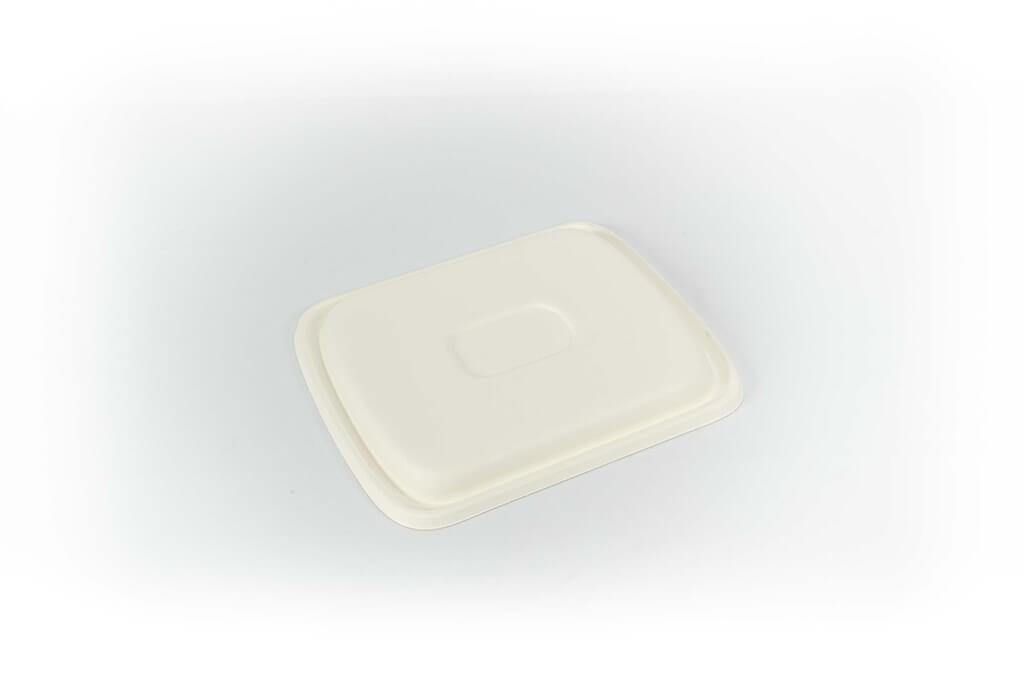 Couvercle Plateau repas Canne à Sucre -305x253mm - 15 unités