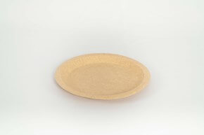 Assiette ronde en Carton Kraft - ø22cm - 50 Unités