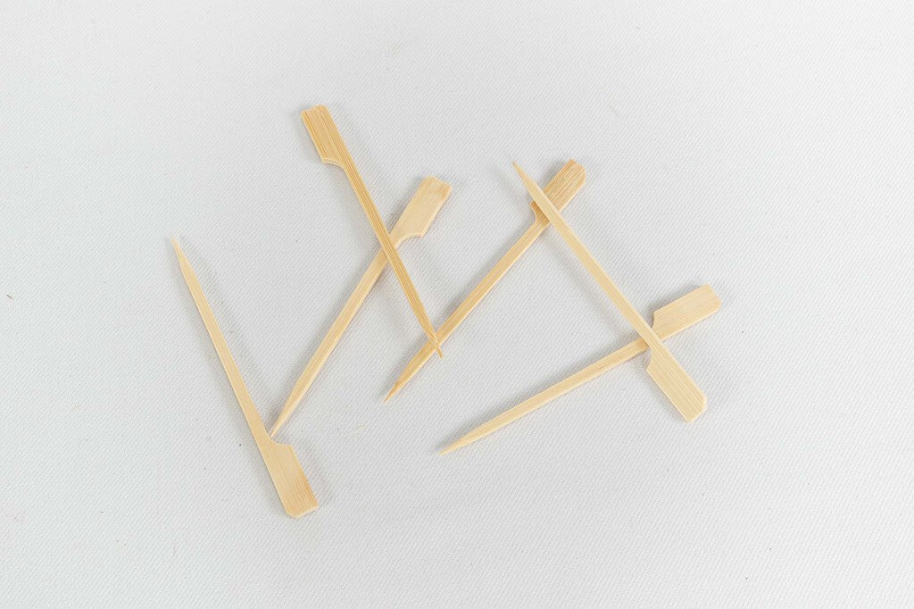 Piques Brochette Bois 200x3mm 100 unité