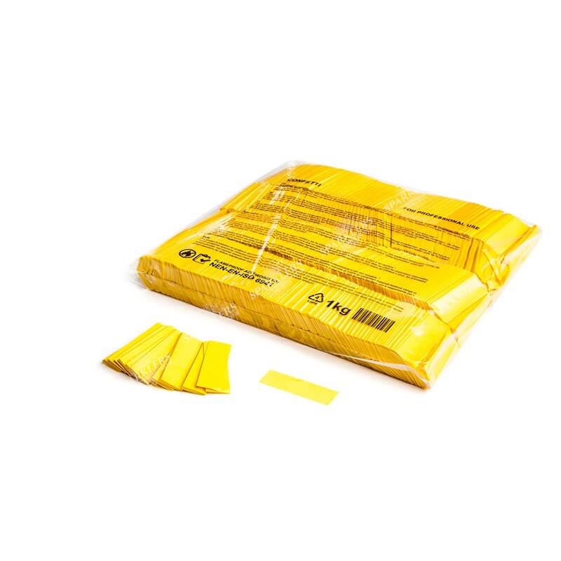 Sac 1KG confettis jaune Magic FX