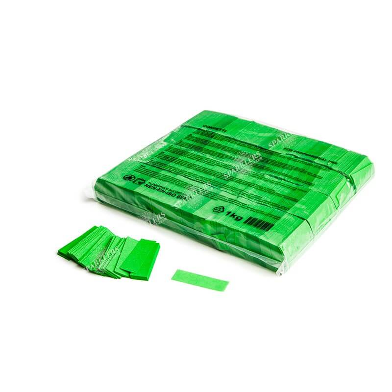Sac 1KG confettis vert Magic FX